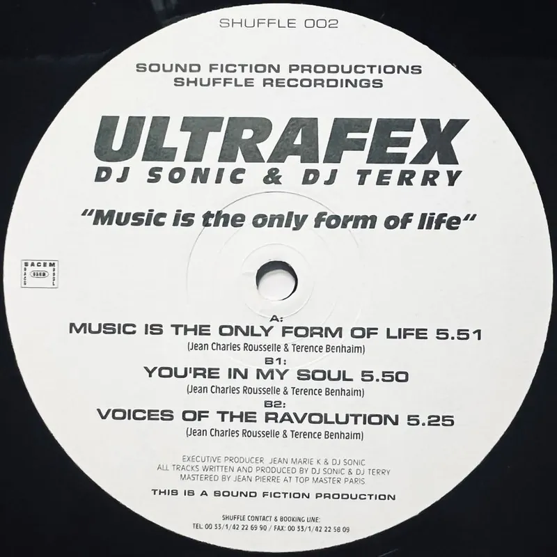 Buy Online Ultrafex - Music Is The Only Form Of Life (1998)