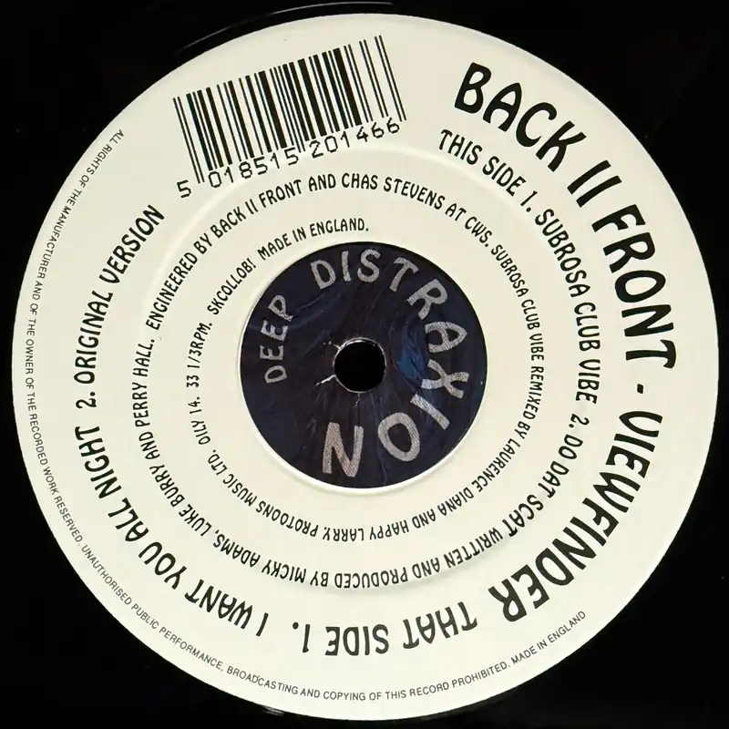 Back To Front - Viewfinder (1993) Professional Grade