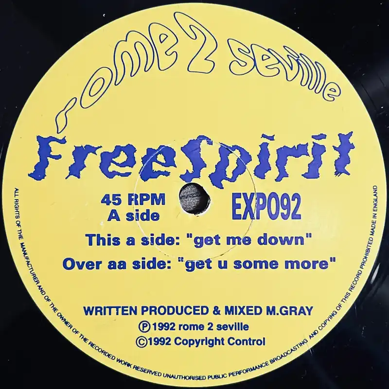 Hot Deal Free Spirit (6) - Get Me Down (1992)
