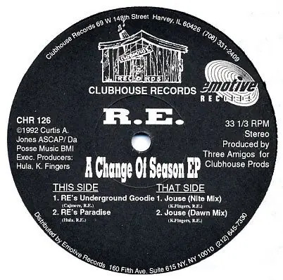 R.E. - A Change Of Season EP (1992) Hassle-Free Returns