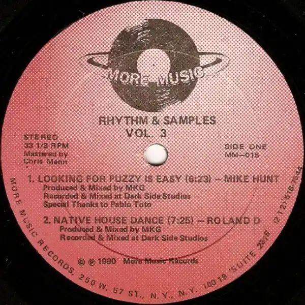 Must Have Michael "Kidd" Gomez - Rhythm & Samples Vol. 3 - The Underworld Of House E.P. (1990)