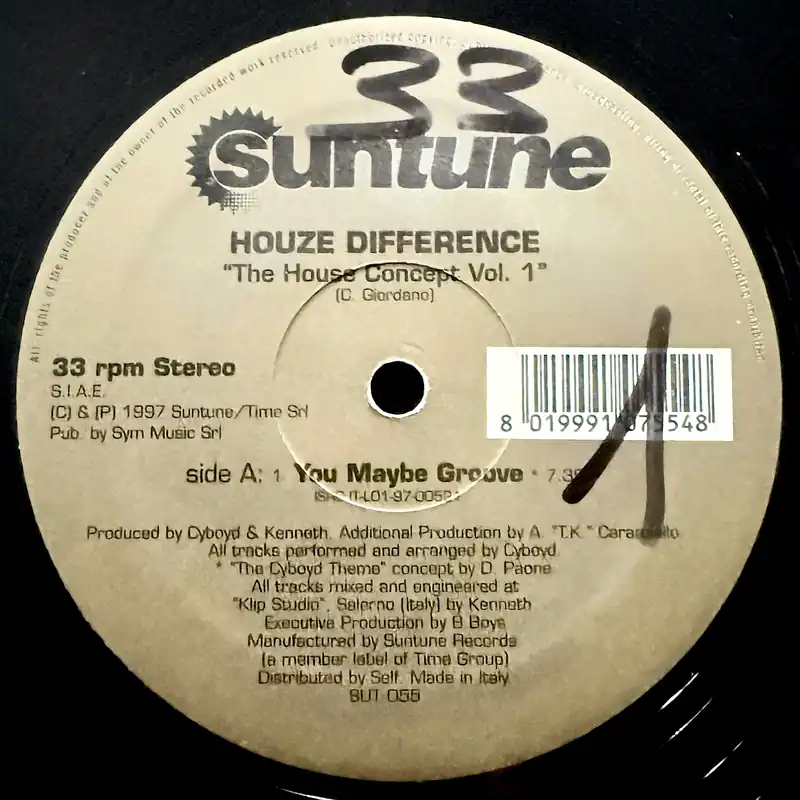 Houze Difference - The House Concept Vol. 1 (1997) Best Price