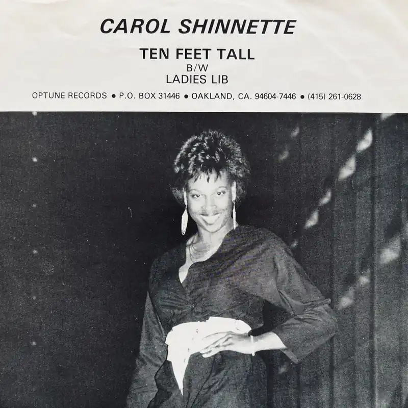 Free Shipping Carol Shinnette - Ten Feet Tall b/w Ladies Lib (1985)