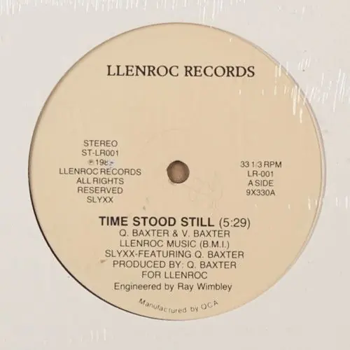 Quentin Baxter (2), Slyxx - Time Stood Still (1989) Fan Favorite