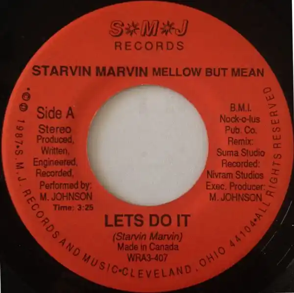 Fast Shipping Starvin' Marvin - Mellow But Mean (1987)