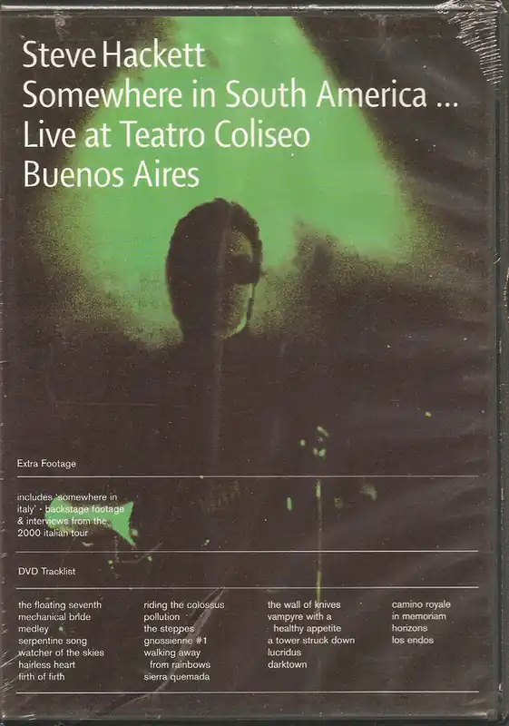 Express Delivery Steve Hackett - Somewhere In South America ... Live In Teatro Coliseo, Buenos Aires Records Mail Order RECORD CITY Japan