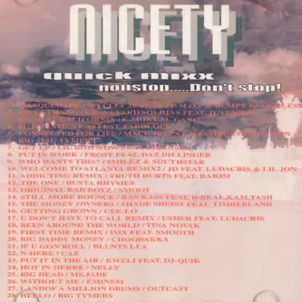 Hassle-Free Returns Nicety - Quick Mixx - Nonstop... Don't Stop ! Records Mail Order RECORD CITY Japan