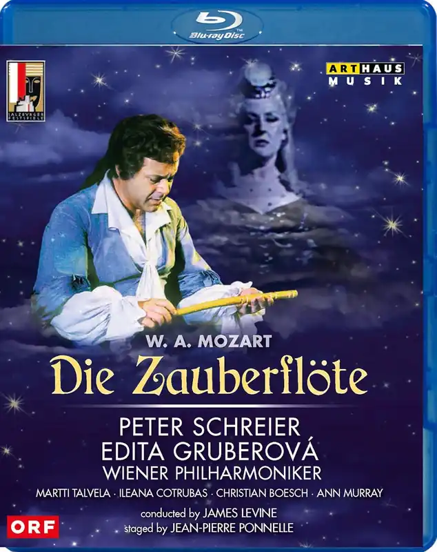 Grab Now Opera - Mozart's "The Magic Flute" directed by Ponnelle, James Levine & Vienna Philharmonic (with Japanese subtitles)Records Mail Order RECORD CITY Japan