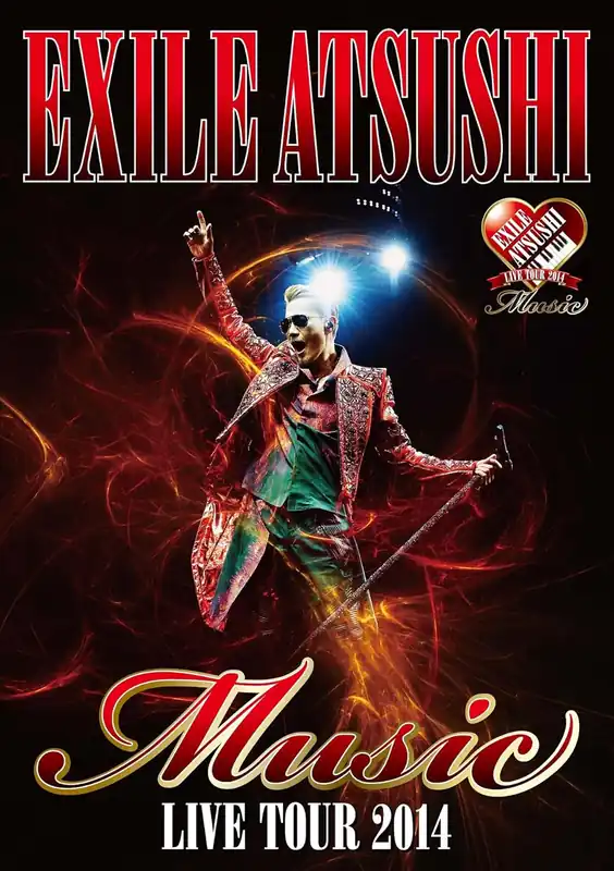 EXILE ATSUSHI - EXILE ATSUSHI LIVE TOUR 2014 "Music" (Blu-ray) (document eizou shuroku)Records Mail Order RECORD CITY Japan Free Returns