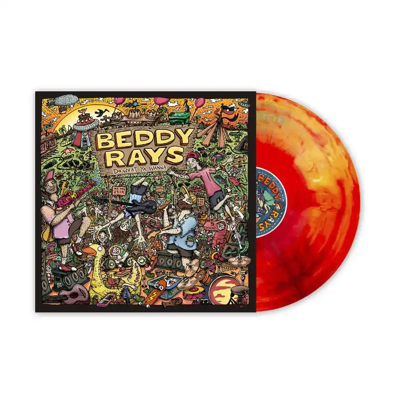 Hot Deal DO WHAT YA WANNA (Orange/Red Marble Hand Pour Vinyl) | Beddy Rays