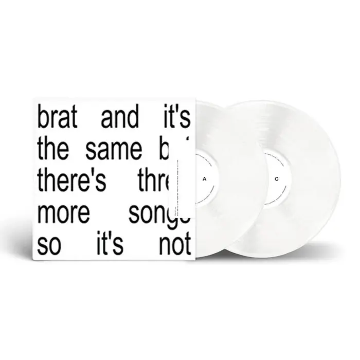 brat and it's the same but there's three more songs so it's not 2LP | Charli XCX Worldwide Shipping