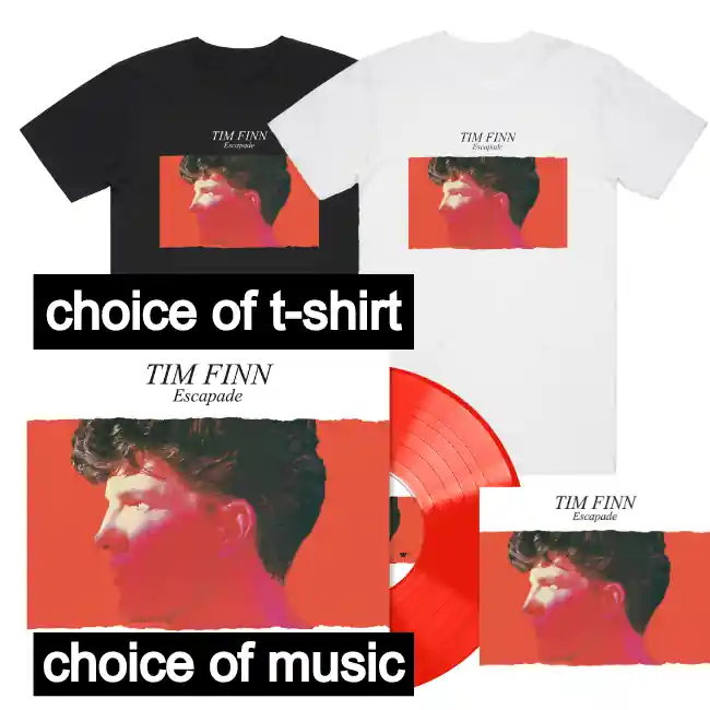 Escapade (2024 Remaster) T-Shirt + Choice of Music | Tim Finn Modern